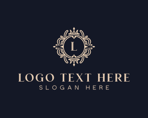 Luxury Hotel Floral Logo