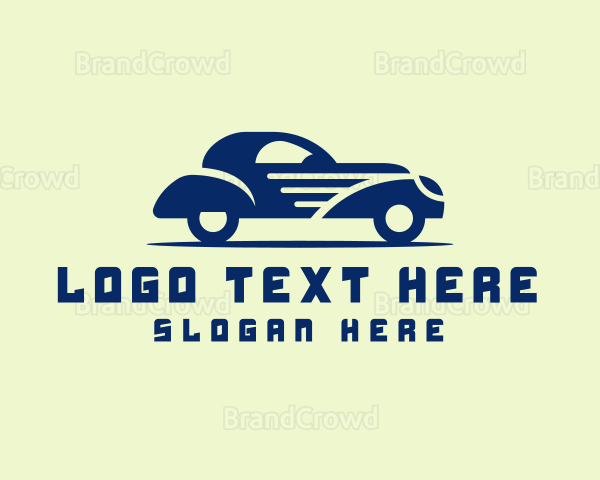 Simple Old School Car Logo