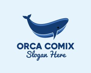 Blue Ocean Whale Logo