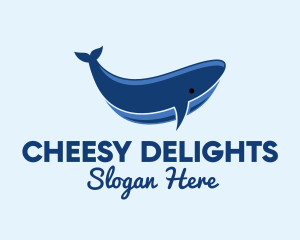 Blue Ocean Whale logo design