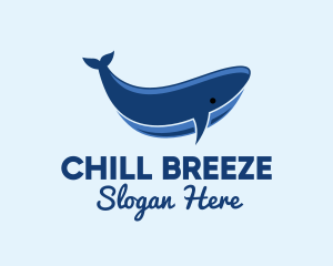 Blue Ocean Whale logo design