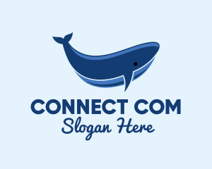 Blue Ocean Whale logo design