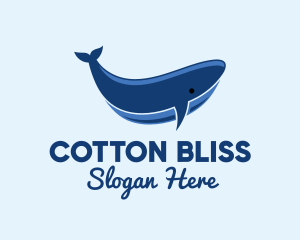 Blue Ocean Whale logo design