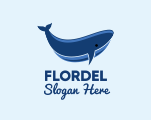 Blue Ocean Whale logo design