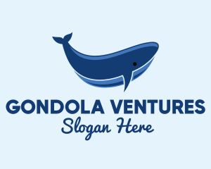 Blue Ocean Whale logo design