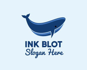 Blue Ocean Whale logo design