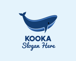 Blue Ocean Whale logo design