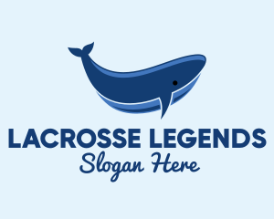 Blue Ocean Whale logo design