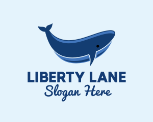 Blue Ocean Whale logo design