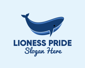 Blue Ocean Whale logo design