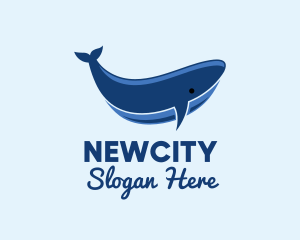 Blue Ocean Whale logo design