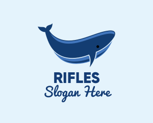 Blue Ocean Whale logo design