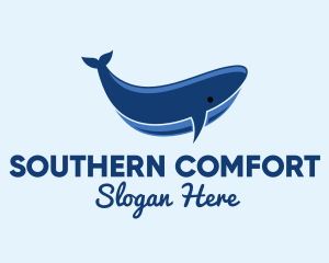 Blue Ocean Whale logo design