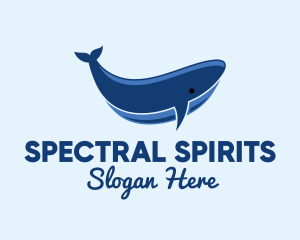 Blue Ocean Whale logo design