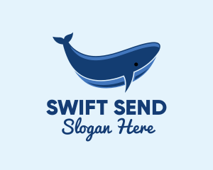 Blue Ocean Whale logo design