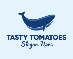 Blue Ocean Whale logo design