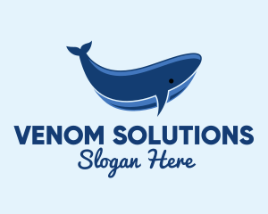 Blue Ocean Whale logo design