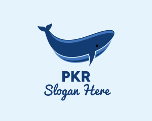 Blue Ocean Whale logo design