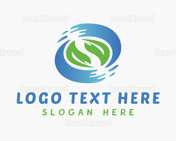 Eco Leaf Housekeeping Logo
