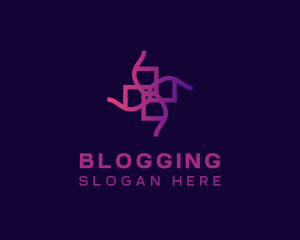 Event Styling - Geometric Flower Cosmetics logo design