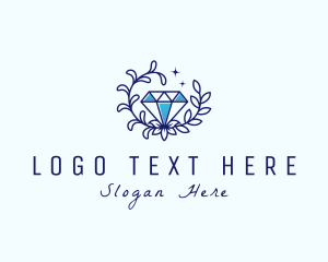 Crystal - Luxury Diamond Gem logo design
