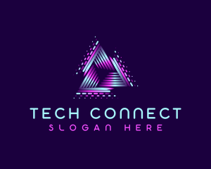 Tech Studio Pyramid Logo