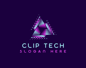 Tech Studio Pyramid logo design