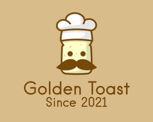 Toast - Toast Bread Chef logo design