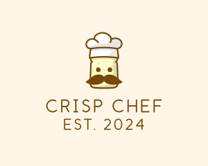 Toast Bread Chef  logo design