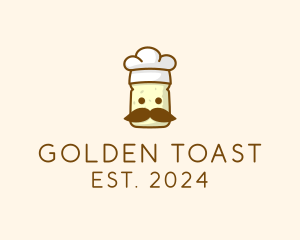 Toast - Toast Bread Chef logo design