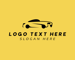 Racecar - Car Vehicle Rideshare logo design