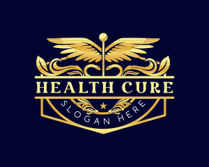 Medication - Health Medical Caduceus logo design