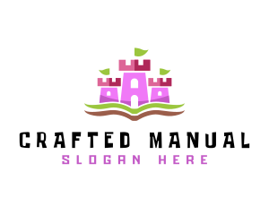 Manual - Book Story Castle logo design