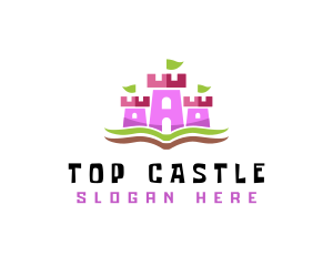 Book Story Castle logo design
