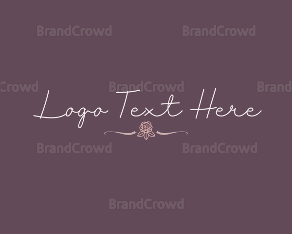 Beauty Signature Wordmark Logo