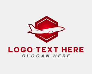 Logistics - Aircraft Plane Transport logo design