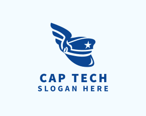 Cap - Aviation Pilot Cap logo design