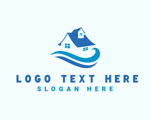 Beach - Beach Wave House logo design