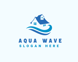 Beach Wave House logo design