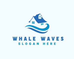 Beach Wave House logo design