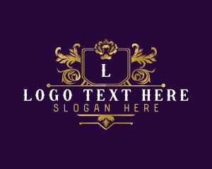 Wealth - Elegant Luxury Crest logo design