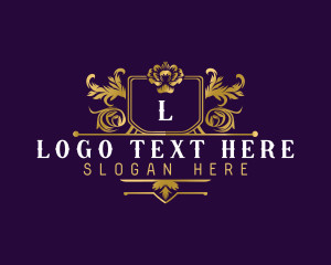 Vintage - Elegant Luxury Crest logo design