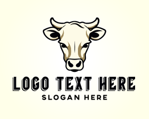 Animal - Ranch Farm Cattle Bull logo design