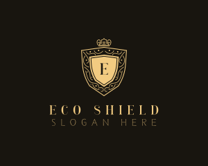 Luxury Crown Shield logo design