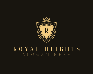 Luxury Crown Shield logo design