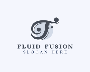 Professional Suit Tailoring Letter F  logo design