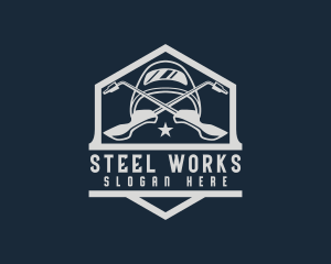 Industrial Welding Torch logo design