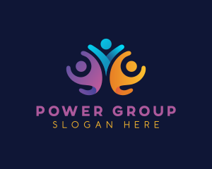 Social - People Group Foundation logo design