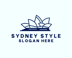 Sydney - Opera House Landmark logo design