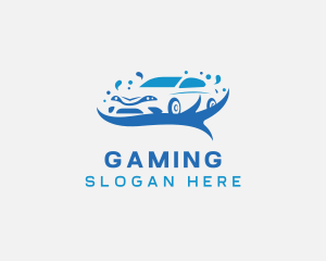 Water Splash Car Washing  Logo